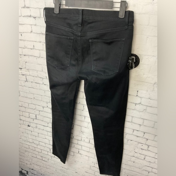 Gap 1969 Jeans Women's Size 27R True Skinny Ankle Mid Rise Black Denim P… - Picture 7 of 11